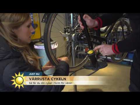 Vårrusta din cykel med Maria Forsblom - Nyhetsmorgon (TV4)