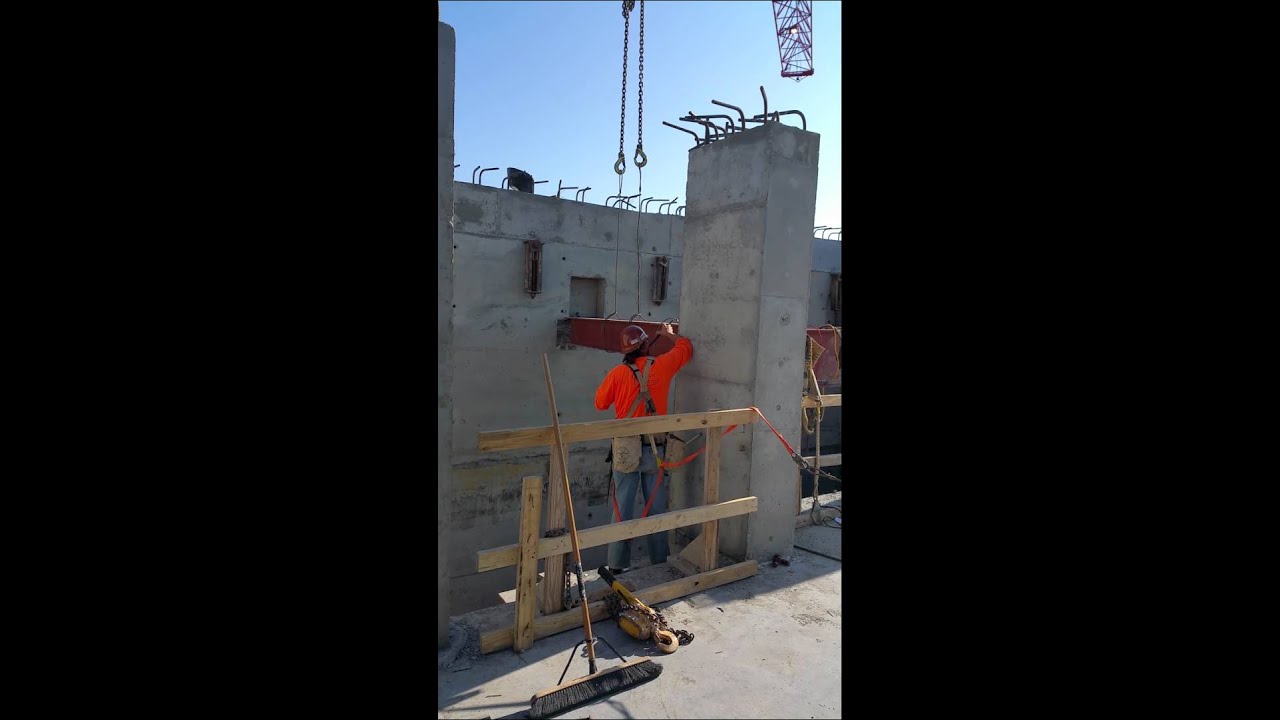 Erecting Elevator Beams