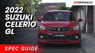 Suzuki Celerio GL AGS 2022 Spec Guide | Zigwheels.Ph