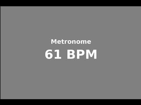 Metronome - 61 BPM - 4/4