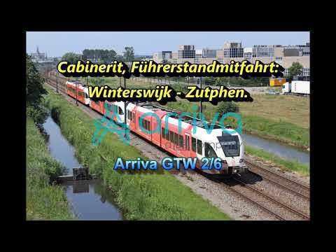 [4K] Cabinerit, Führerstandsmitfahrt: Winterswijk - Zutphen, Arriva