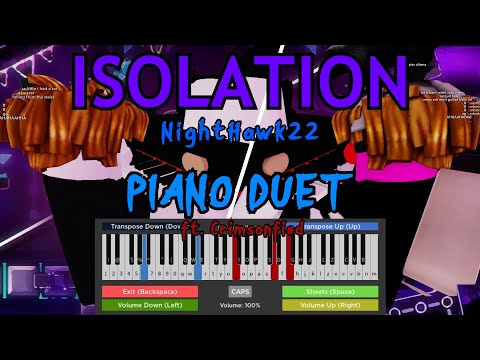 Nighthawk22 - Isolation (LIMBO) | IMPOSSIBLE PIANO DUET (ROBLOX Piano Cover)
