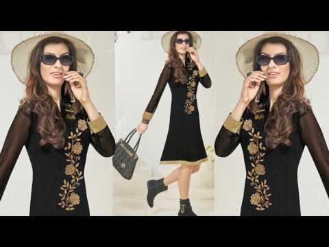 Designer georgette & chiffon kurtis latest fashion trends be...