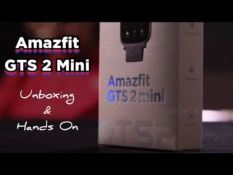 Amazfit GTS 2 Mini - Unboxing & Hands On ( GTS2 GTR2 GTR 2 )