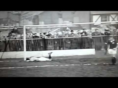 Günter Netzer 18 year old scores for Germany.