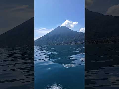 volcanoes on Lake Atitlan