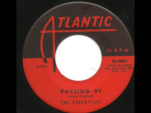 The Versatiles - Passing By 1958