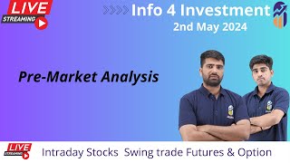 Pre Market Analysis : Nifty & Bank Nifty | Stock Market : 2nd May 2024
