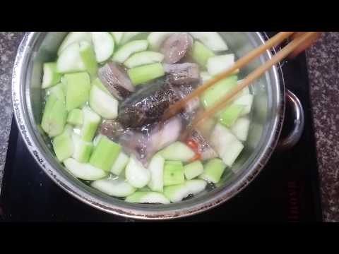cách nấu canh bầu cá lóc món ngon miền tây.