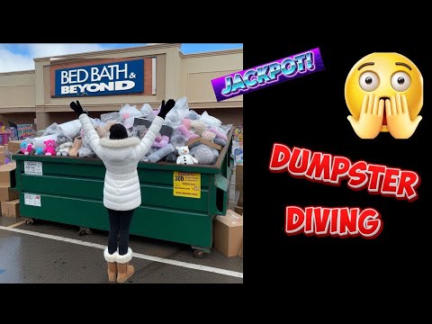 THIS IS CRAZY!!   ALL THIS DUMPSTER DIVING!!
