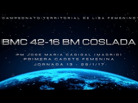 Jornada 13  - 1CF BMC 42-16 BM COSLADA (29/1/17)