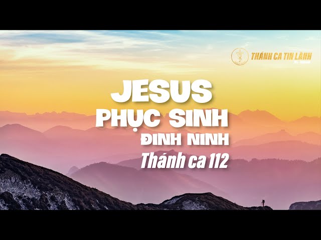 THÁNH CA 112 | GIÊ XU PHỤC SINH ĐINH NINH | KARAOKE THÁNH CA TIN LÀNH