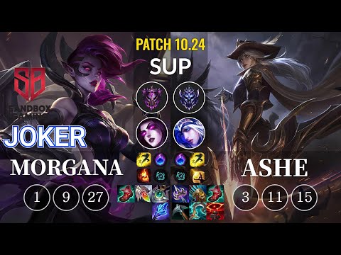 SB joker Morgana vs Ashe Sup - KR Patch 10.24