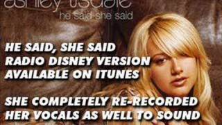 Ashley Tisdale - He Said She Said - All Versions Comparison