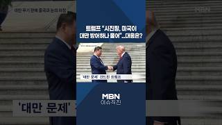 [이슈 직진] 트럼프 "시진핑, 미국이 대만 방어하나 물어"...대응은? #shorts #뉴스센터 | MBN 260516 방송
