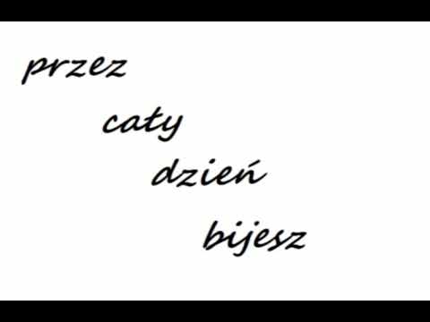 Dziekuje ci tato że bijesz mnie...