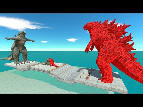 Team Godzilla 2021 Red + Infernals vs Team Godzilla 2014 + Mutant Primates. Who wins ?