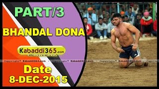 (1) Bhandal Dona (Kapurthala) Kabaddi Tournament 8 Dec 2015