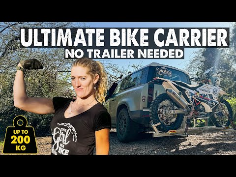 Transport Your Motorcycle Without a Trailer – Towbar Motorcycle Carrier for motorbikes Up to 200kg