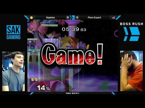 Boss Rush Captain Jack - Pools - Napkins (Peach) vs Plum Expert (Falco)