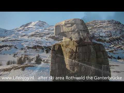 Simplonpass, Passo del Sempione with Ganterbrücke longest spanning bridge Switzerland