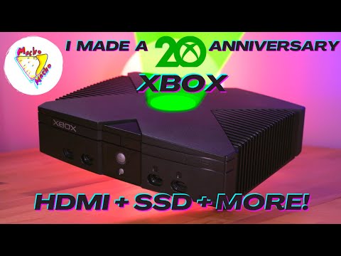 I BUILT THE ULTIMATE XBOX TO CELEBRATE ITS 20th ANNIVERSARY | MakeMHz HDMI + SSD + OpenXenium +MORE!