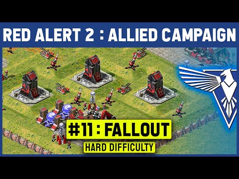 Red Alert 2 - Allied Mission 11 Fallout - Hard Difficulty - Under Par Time
