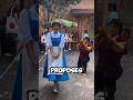 Gaston Proposes To Belle FOUR Times FUNNY Disney Characters Disney Disneyparks