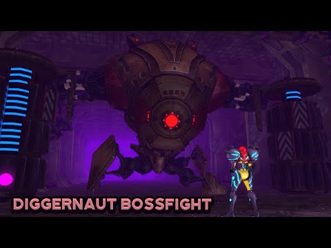 Diggernaut Boss Fight | 4K 60FPS | Metroid 2 Samus Returns