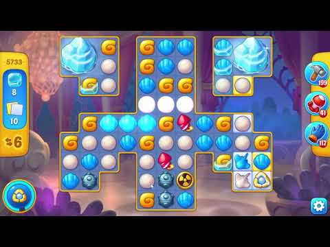 Fishdom 5733 Level - 15 moves - NO BooSTERS