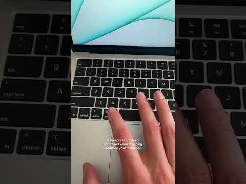 Organize your Macbook Menu Bar #macbook #macbookpro #macbookair