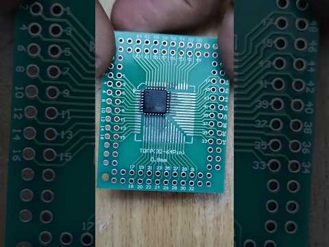STM32F030 Custom Board #microcontroller #electronicsproject  #diy #stm32
