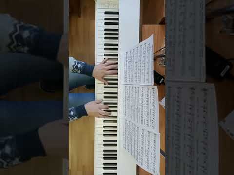 When the Rain Begins to Fall на пианино