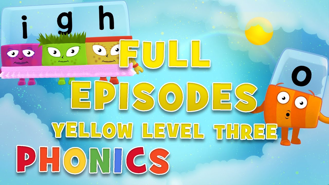 Alphablocks - Yellow Level Three | Full Episodes 7-9 | #HomeSchooling | Learn to Read #WithMe