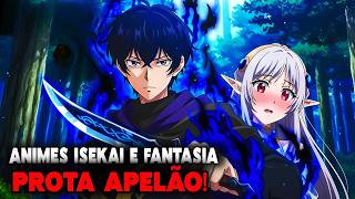 🔥20 Melhores Animes ISEKAI e De FANTASIA Onde o Protagonista é OVERPOWER (NOVOS ANIMES)