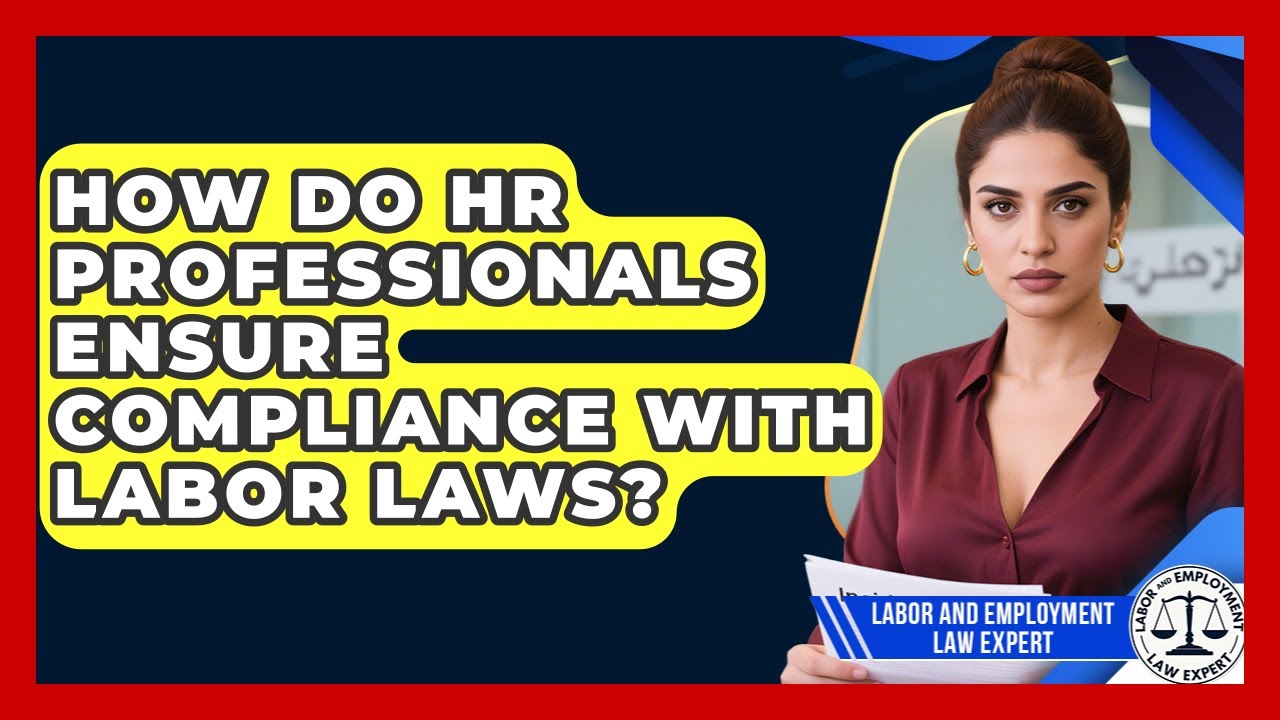 How Do HR Professionals Ensure Compliance With Labor Laws? | Labor and Employment Law Expert News