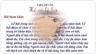 TUẦN 25 - TLV : Kể về lễ hội