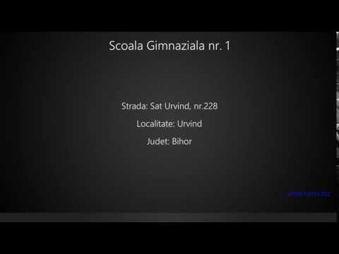 Scoala Gimnaziala nr. 1 Urvind