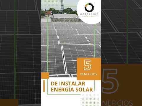 5 beneficios de instalar #energíasolar #panelessolares #antioquia #ahorrodeenergía #medellin #solar