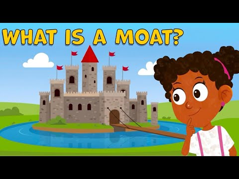 I Wonder What is a Moat | Castles Facts for Kids | Fun Facts about Moat | Castle Moat Facts for Kids