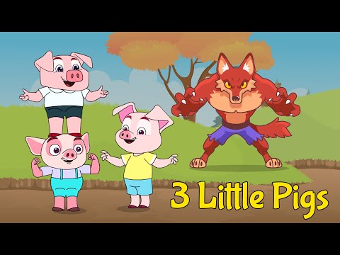 Three Little Pigs | English Stories For Kids | BebeGenie
