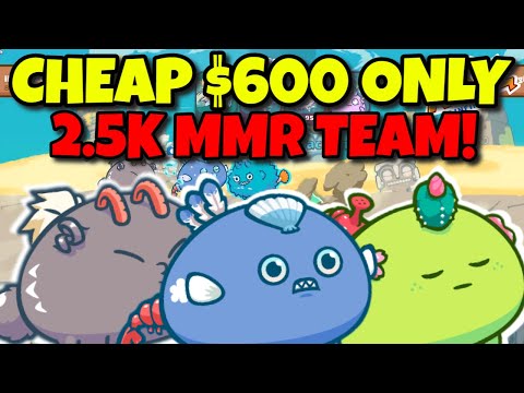 CHEAP TOP TIER TEAM AXIE INFINITY - Season 19 - Budget Build 2500+ MMR | Mech Aqua Plant | STRATEGY