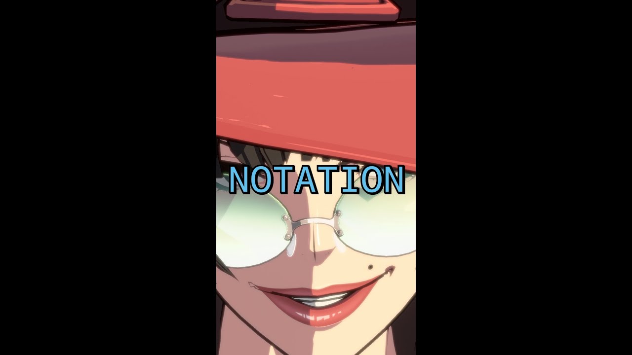 Fighting Game Notation #ggst #guiltygearstrive #fgc