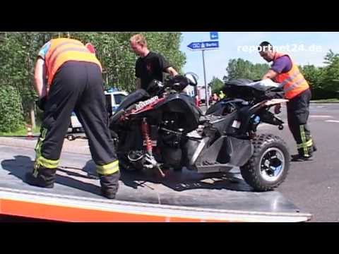 Schwerer Unfall mit Quad bei As. Fehrbellin - Ostprignitz-Ruppin