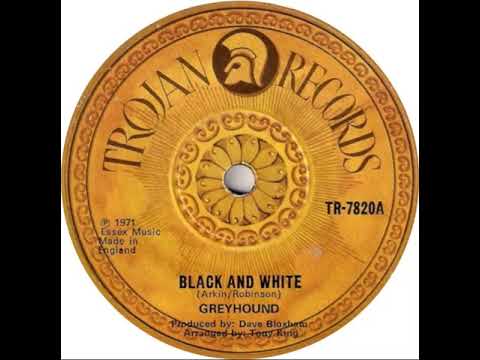 UK New Entry 1971 (110) Greyhound - Black And White