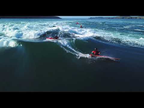 Preseliventures drone above the Bitches tide Race