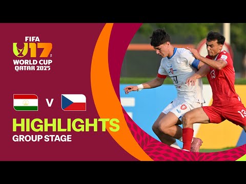 Tajikistan vs Czechia Highlights | FIFA U-17 World Cup Qatar 2025