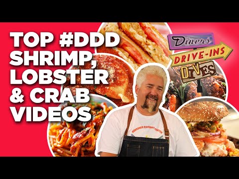 Top 10 #DDD Shrimp, Lobster & Crab Videos with Guy Fieri | Diners, Drive-Ins and Dives
