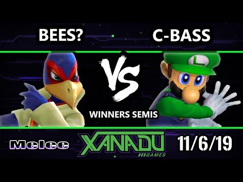 S@X 327 SSBM - Bees? (Falco) Vs. C-bass (Luigi) Smash Melee Winners Semis