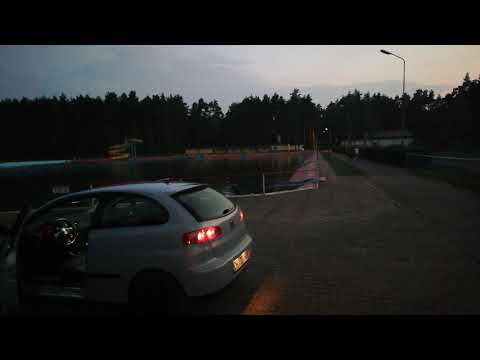 Milicz Basen Karlow Lato sierpień 2018 wieczorem